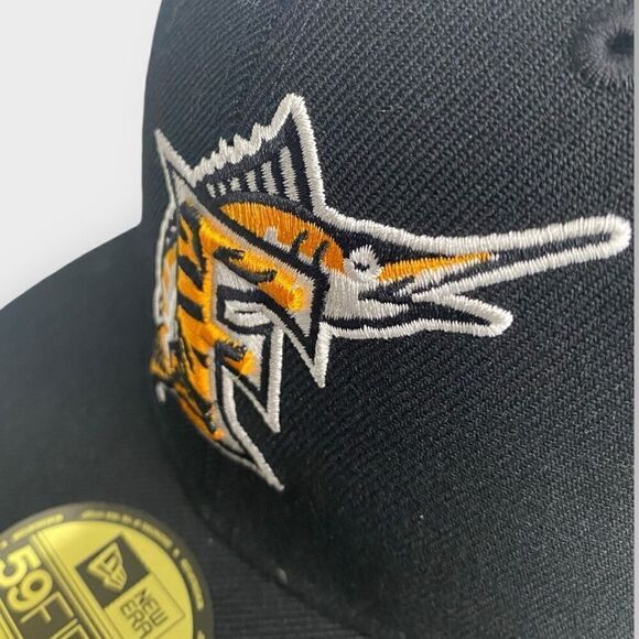 New Era Florida Marlins Tigerfill 2003 World Series Patch 59FIFTY 7 1/4 Fitted - Picture 6 of 10